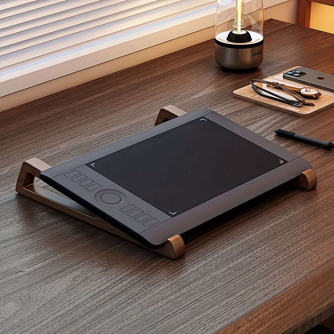 2pcs Ergonomic Bamboo Laptop Stand
