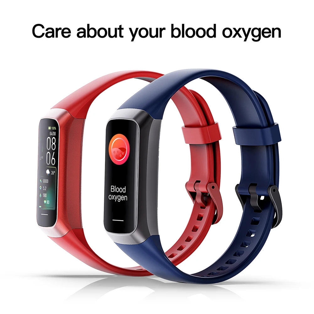 1.1'' AMOLED Smartwatch Body Temperature Monitor Fitness Clock Sports Waterproof Men Smart Watch Band